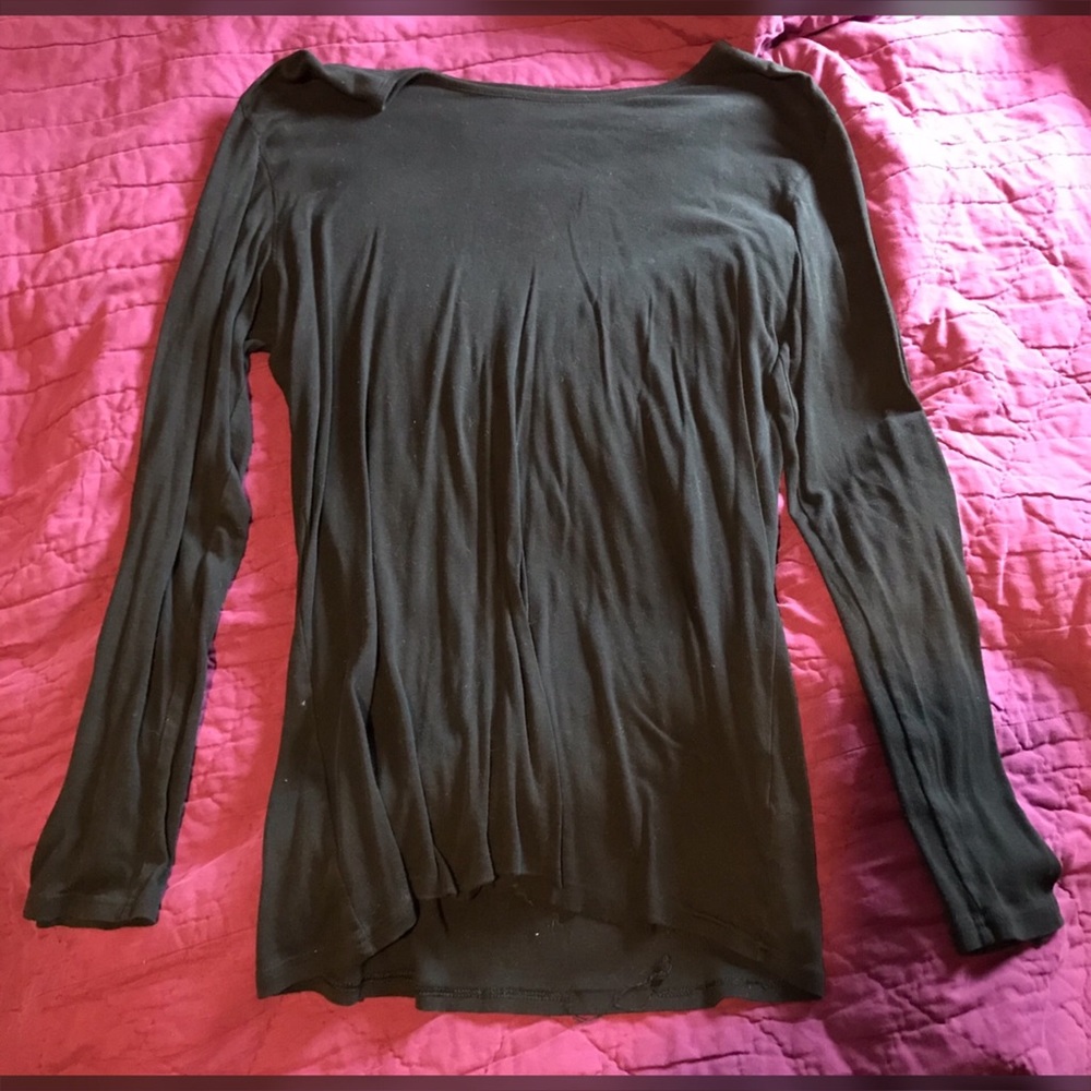 Old Navy Black Long Sleeve Tee, Size XL